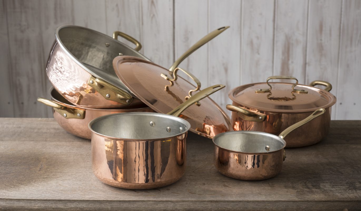 A Collection of Copper Cookware