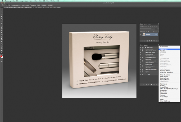 Recording actions to save time editing In Photoshop Photography Firm