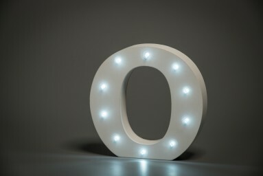 Up in Lights - Letters Photography Firm
