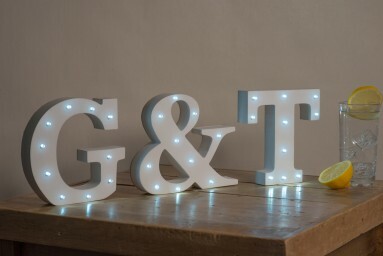 Up in Lights - Letters Photography Firm