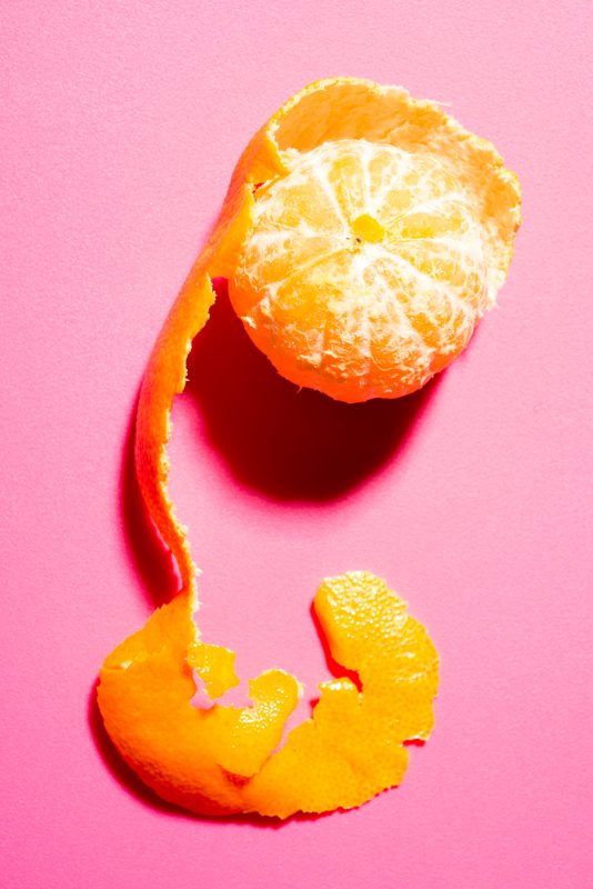 Peeled satsuma